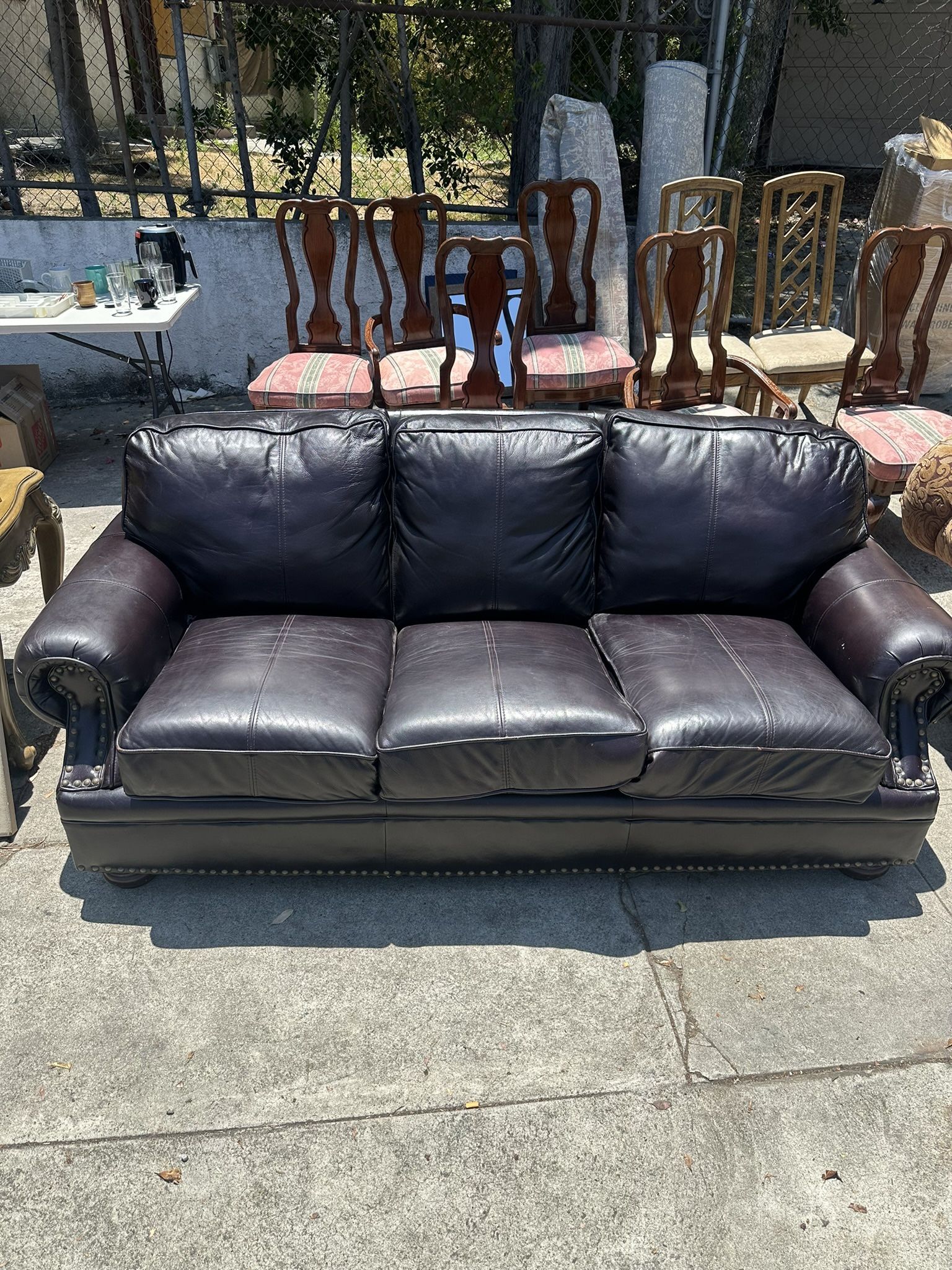 Leather Couch 