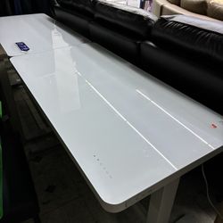 Tresanti White Glass Top Adjustable Height Standing Desk (no working)