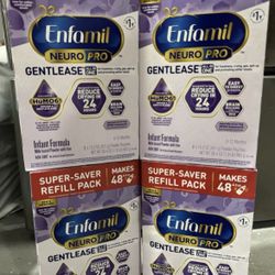 (04) Enfamil Neuropro Gentlease Formula 30.4 oz