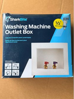 SharkBite Washing Machine Outlet Box