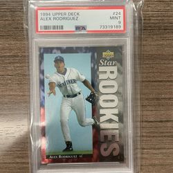 1994 Alex Rodriguez Upper Deck Mint 9 Condition 