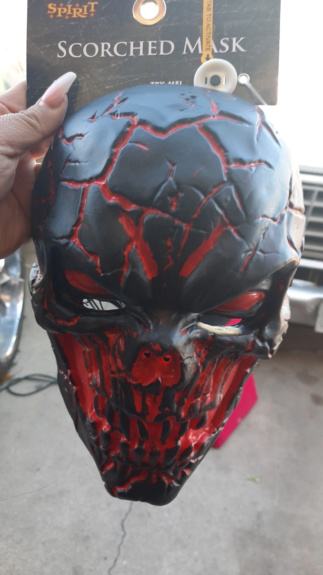 Led scorched mask