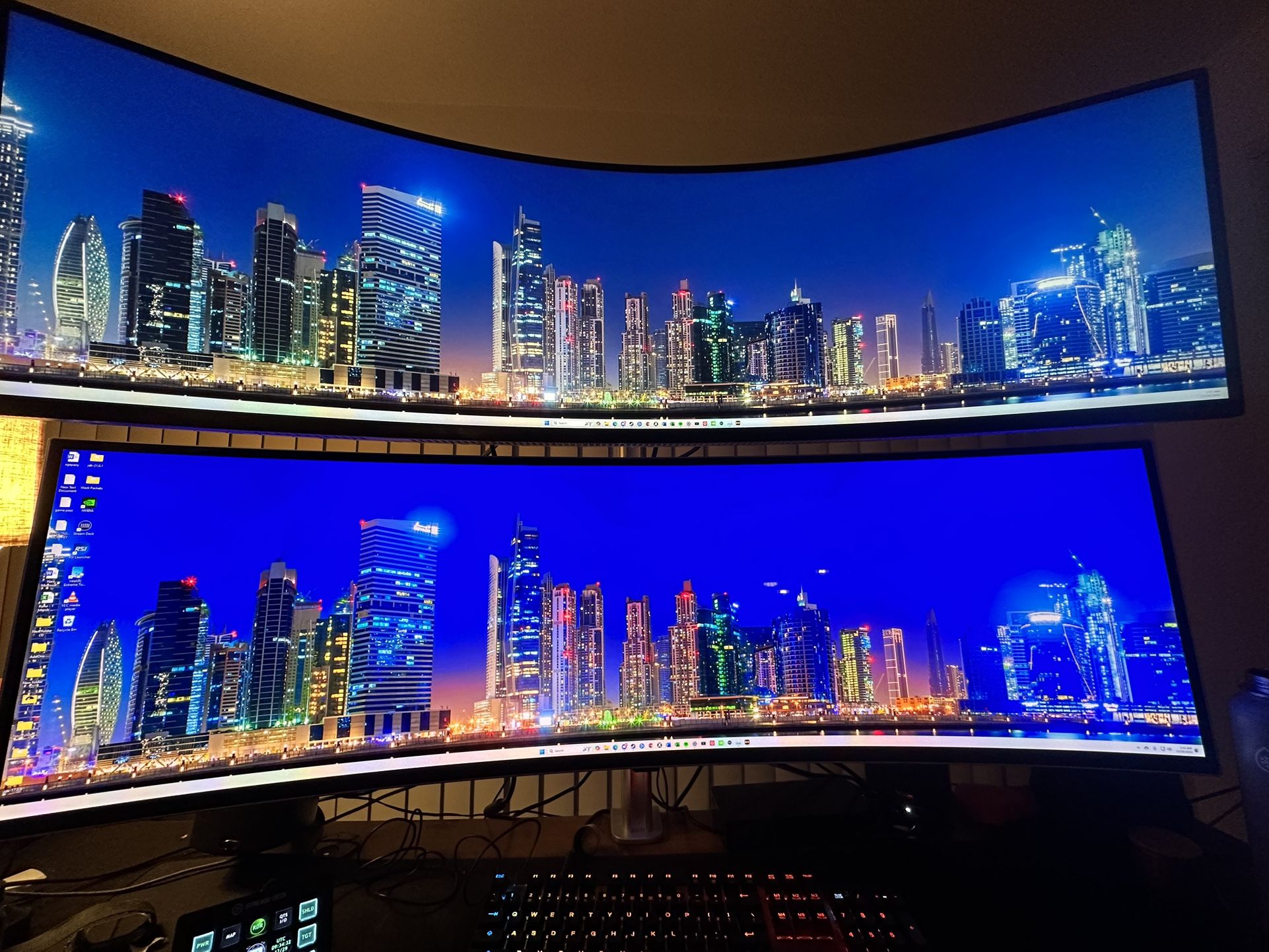 Dual 49” 240hz Monitors