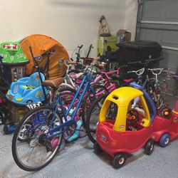 Garage Full Of New Bikes
