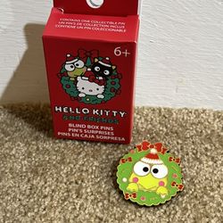 Sanrio Hello Kitty And Friends Wreath Blind Box Enamel Pin OPEN KEROPPI