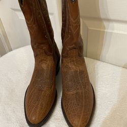 ABILENE distressed Western genuine Leather Women Boots 