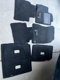 Nissan Rogue Black Carpet Floor Mats Set