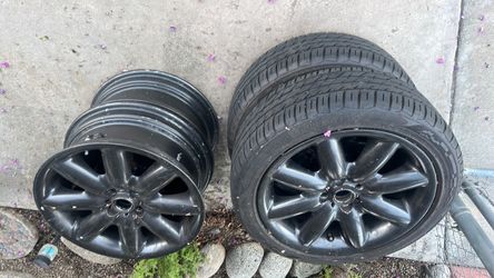 Mini cooper rims / 2 tires