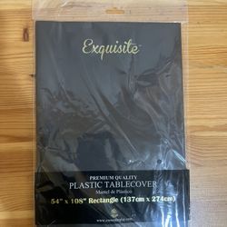 Exquisite Rectangle Black Plastic Tablecover Brand New $12 Meet Up In Irving @dfwgoods 