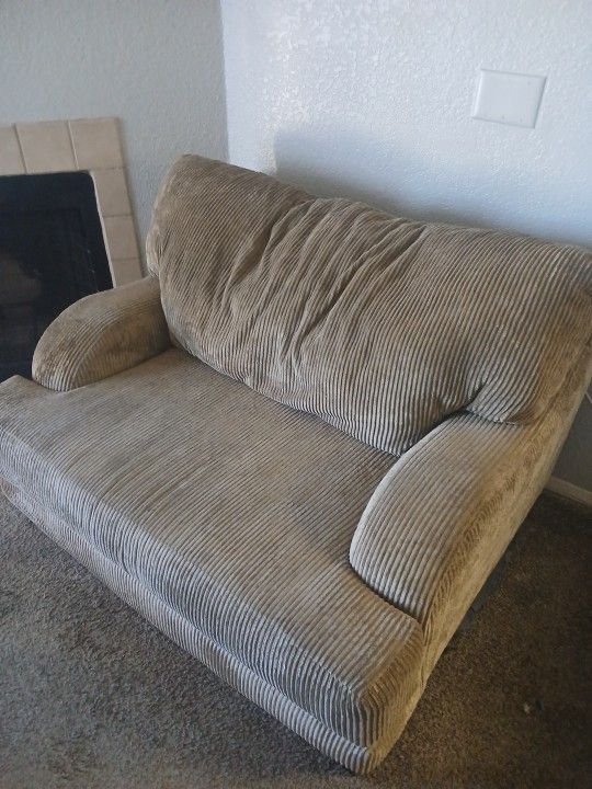 Couch, Love Seat, and Footrest 