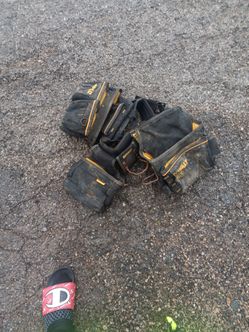 You want tool belt with three bags