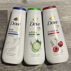 Dove Body Wash 20 Fl Oz $6 Each 