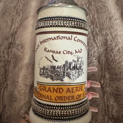 collectible ceramic beer stein