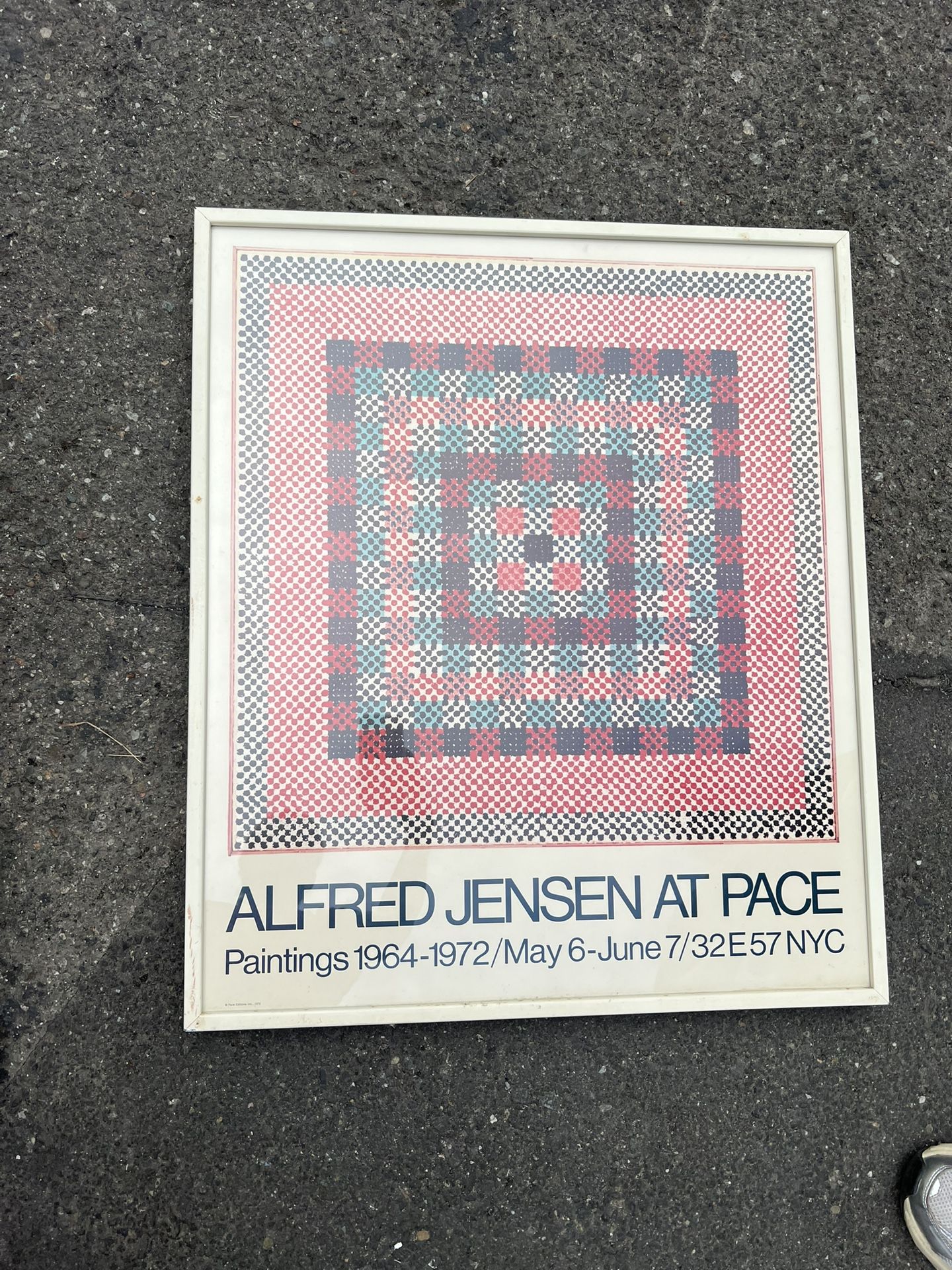Vintage Framed Print Poster By Alfred Jensen At Pace