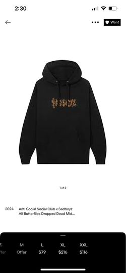 Sadboyz x Anti social social club size XL