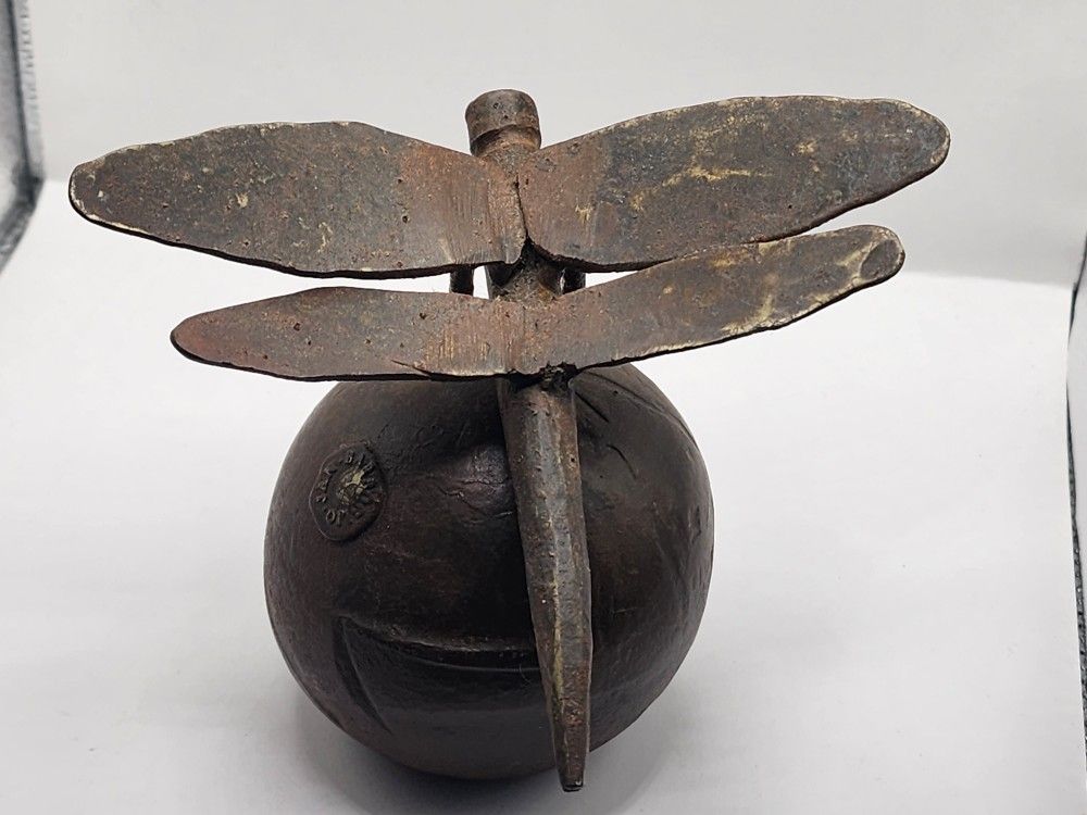 Ritred Jon Barboglio Iron Dragonfly Scuplure