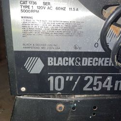 Black & Decker Table Saw