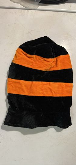 Tall Black & Orange Hat