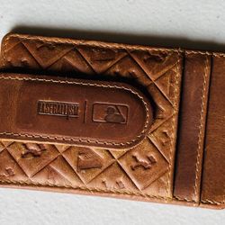 Flag Man Glove Leather Money Clip Wallet