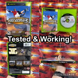 Tony Hawk's Pro Skater 3 (Microsoft Xbox, 2002) Complete CIB TESTED & WORKING!
