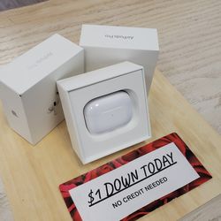 Apple Airpods Pro - $1 DOWN TODAY, NO CREDIT NEEDED