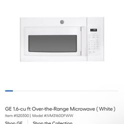 GE microwave Oven 