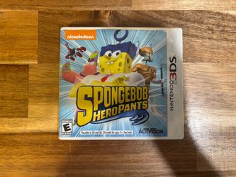 Spongebob HeroPants Videogame For Nintendo 3DS