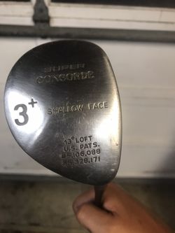 Super Concorde Shallow face 3+ wood 13*