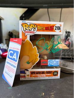 Super Saiyan Goku Yardrat Chase Anime Pasadena Exclusive Signed Funko Pop