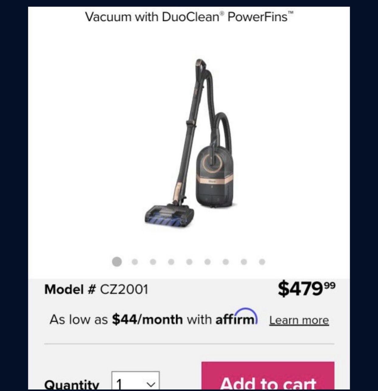 Shark® Vertex® Bagless Corded Canister Vacuum with DuoClean® PowerFins $180 103 views