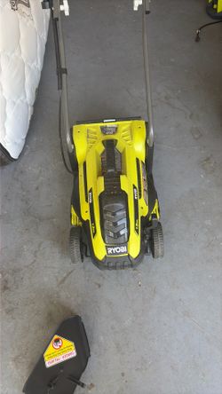 Ryobi 13 inch electric lawnmower