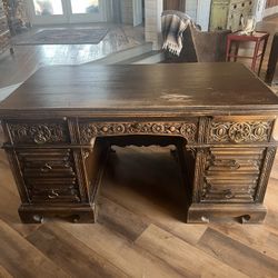 Large Antique Desk 