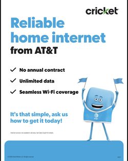 Quantum Fiber Home Internet at Cricket - 1 Gig Speed $45/mo