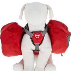 Dog Harness With Removable Saddle Bags