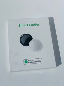 4 Pack Smart Finder Tracker Tags Works with Apple Find My(iOS Only)