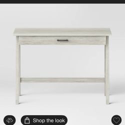 Weathered Gray/White Desk 