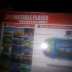 Tft Portable Player 