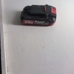 20v  Lithium Bauer Battery 