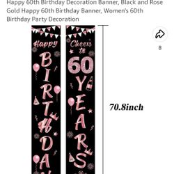 60th Bday Banner