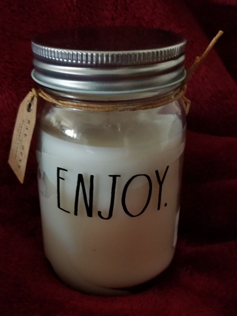 Rae Dunn enjoy candle