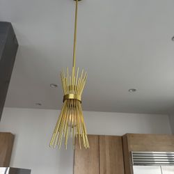 Modern Gold Pendant Light