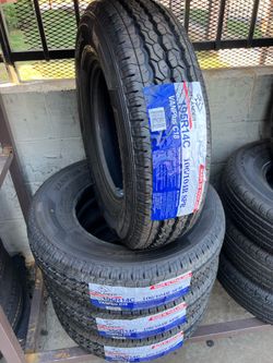195R14C Atlander  New Tires Set Of 4 Installed And Balanced Set De 4 Llantas Nuevas Instaladas Y Balanceadas
