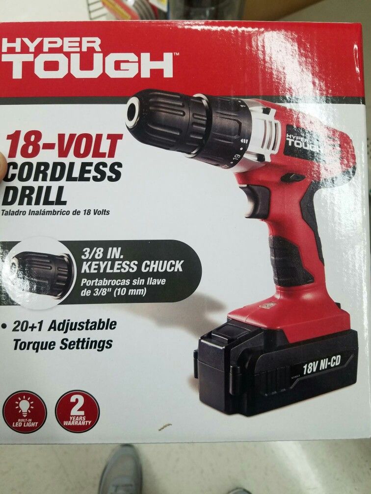 18 volt cordless drill