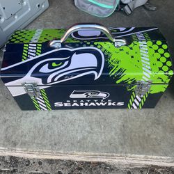 Seattle Seahawks NFL Tool Box 7.1 in. W x 7.75 in. Windco 16.25in. steel
