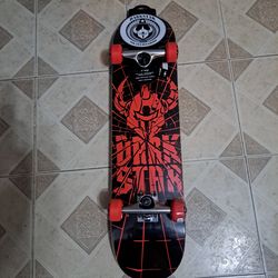 DARKSTAR SKATEBOARDS THE SHATTERED LOGO PRICE POINT COMPLETE SKATEBOARD DECK SIZE 7.75