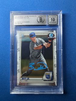 2020 Bowman Chrome Bobby Witt Jr. Auto BGS 10