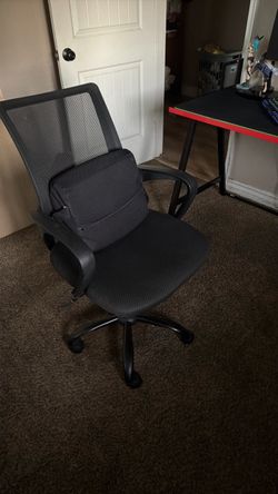 black office chair