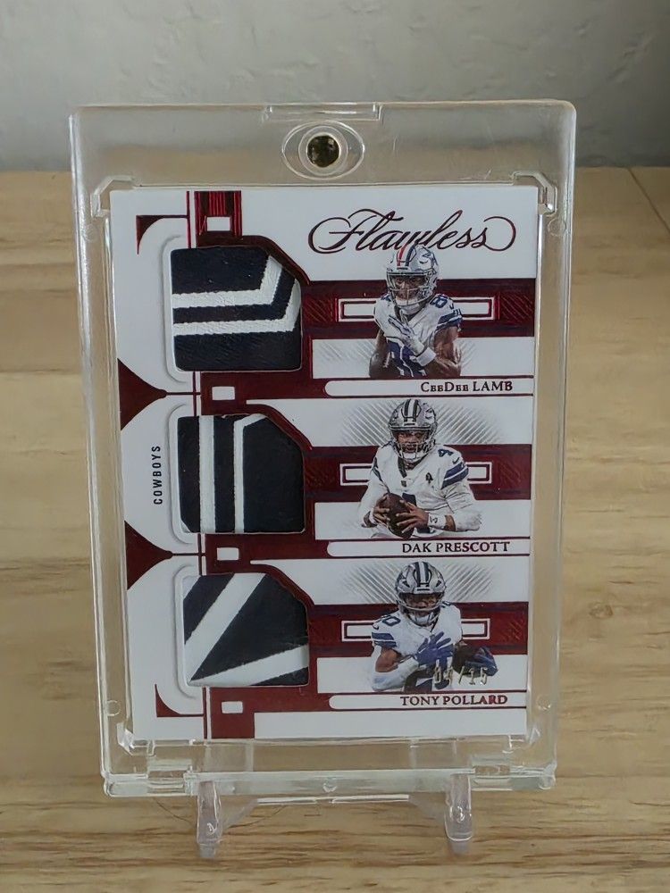 Cowboys Flawless Card Numbered /15