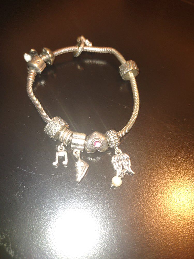 Pandora Bracelet And Charms 