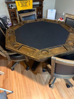 Poker/dining room table